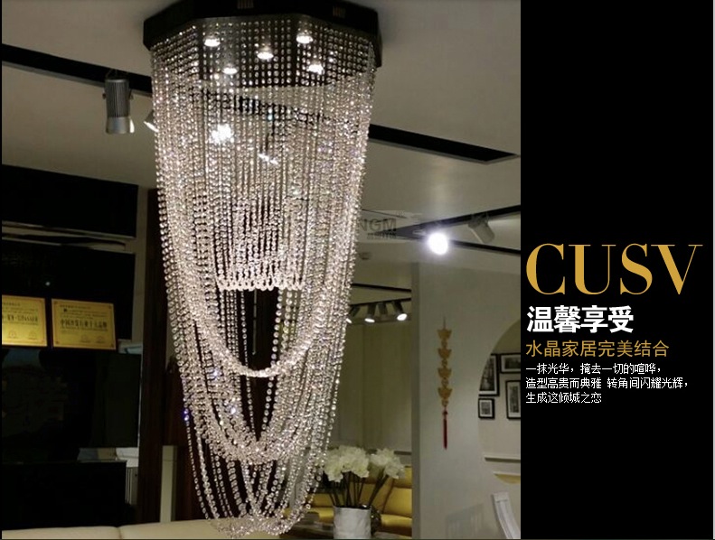 newly modern pendant lamp,crystal pendant lamp first-level k9 crystal chandelier for living room with g10 bulbs,led bulbs