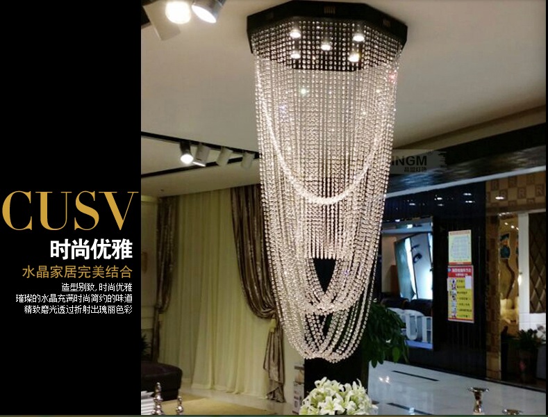 newly modern pendant lamp,crystal pendant lamp first-level k9 crystal chandelier for living room with g10 bulbs,led bulbs