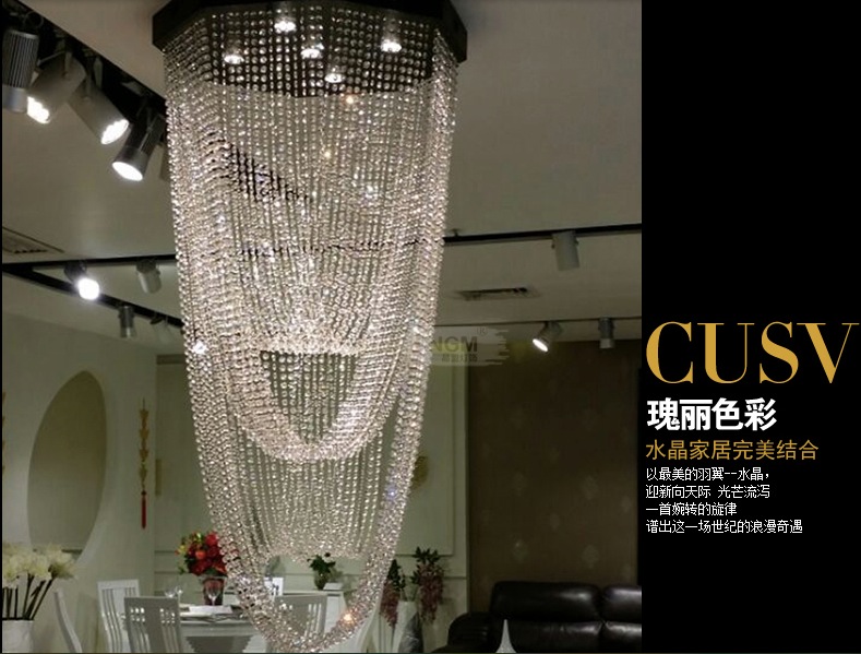 newly modern pendant lamp,crystal pendant lamp first-level k9 crystal chandelier for living room with g10 bulbs,led bulbs