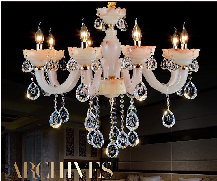 newly nature jade chandeliers light modern crystal light chandelier crystal chandelier ac guaranteed