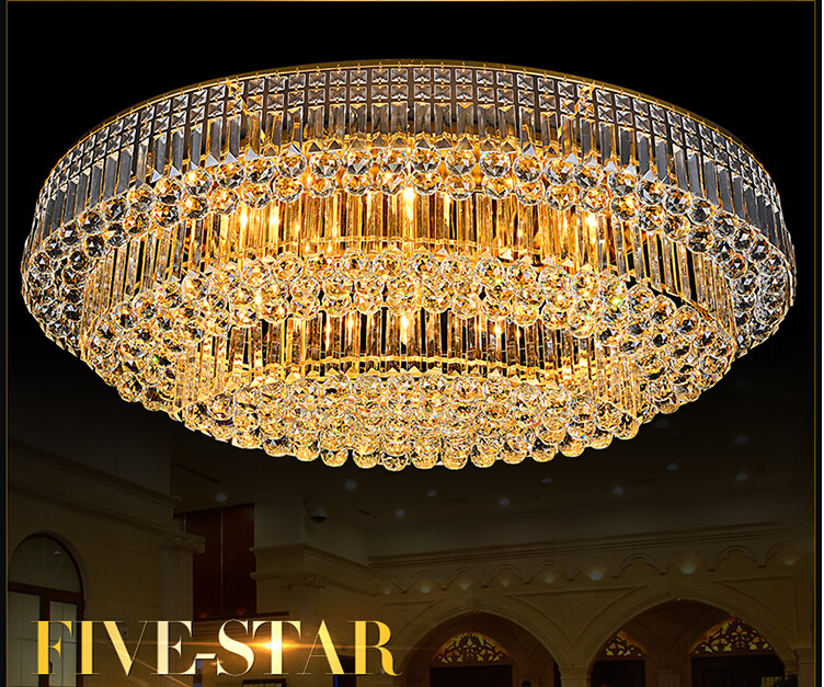 newly oval led crystal ceiling lamp living room lamp led ceiling bedroom restaurant corridor lighting ac85-265v l90cm w60cm