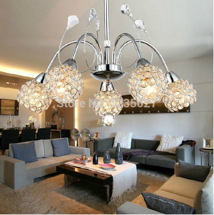 simple fashion crystal lamp chandelier lobby entrance aisle lamps restaurant bar lighting lamp