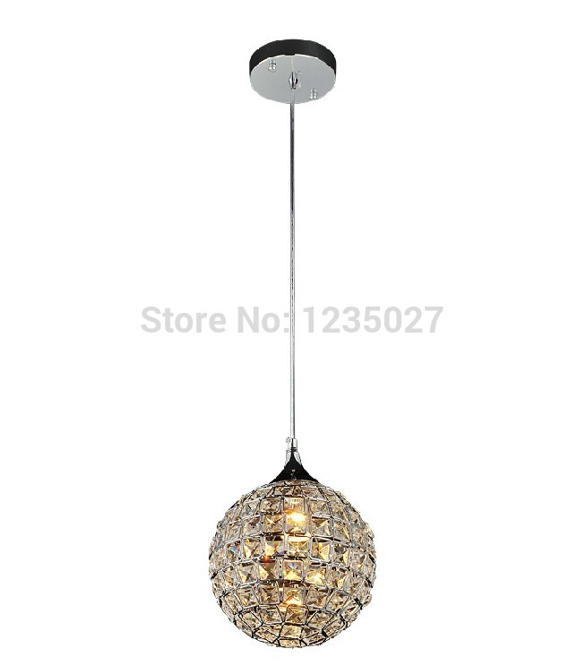 simple modern k9 crystal art pendant lamp room restaurant lighting lamps d200*h800mm chrome color 1pc for per packing