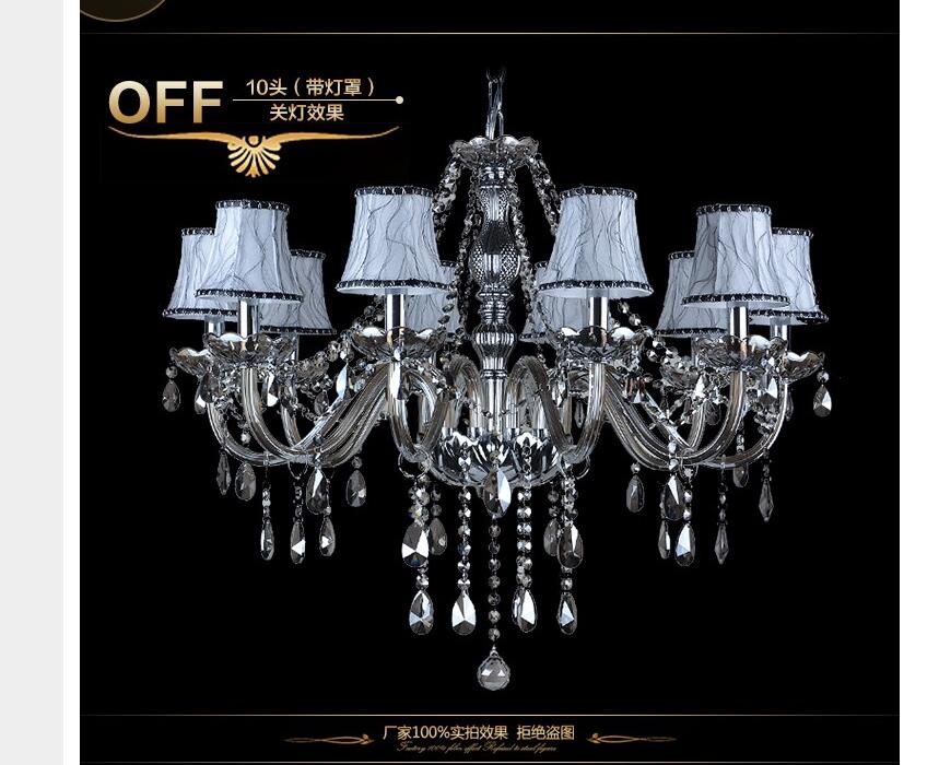 smoked k9 crystal chandelier lustre crystal chandeliers lustres de cristal chandelier led lampshades included