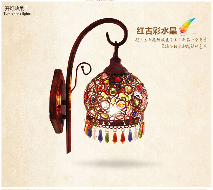 tiffany wall lamp, baroque wall lamp , colorful wall mounted tiffany light for balcony,bedroom, corridor e27 ac