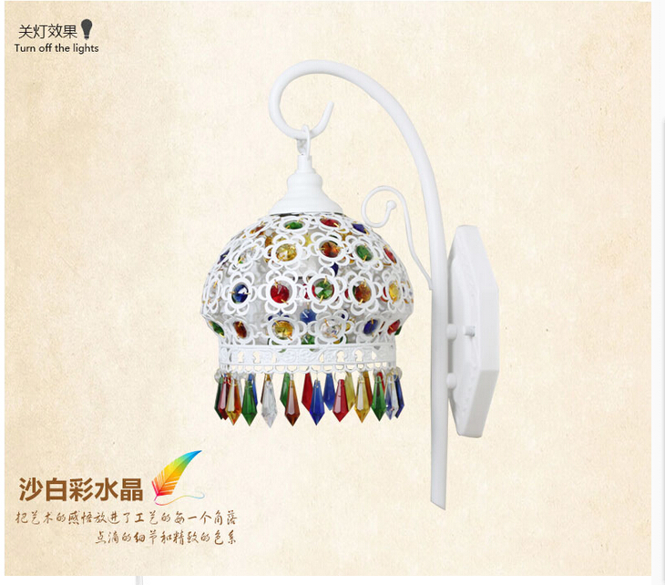 tiffany wall lamp, baroque wall lamp , colorful wall mounted tiffany light for balcony,bedroom, corridor e27 ac