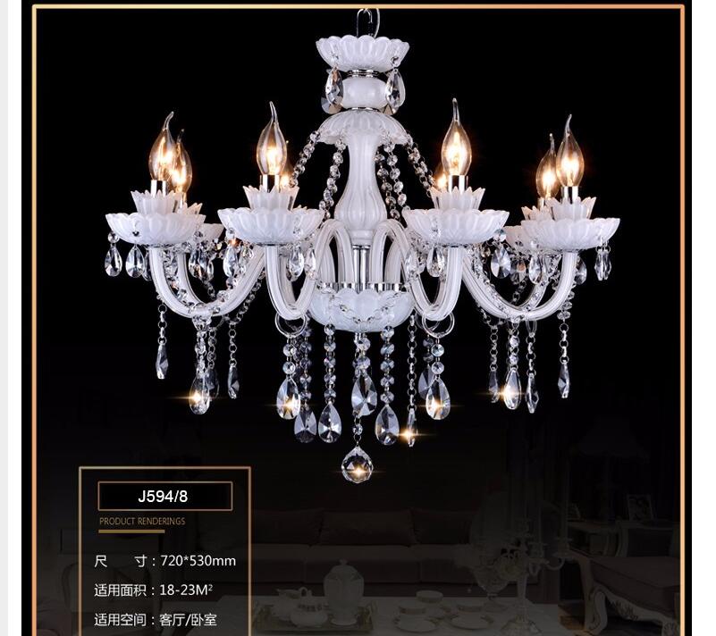 white k9 crystal chandelier lustre crystal chandeliers lustres de cristal chandelier led ac guaranteed