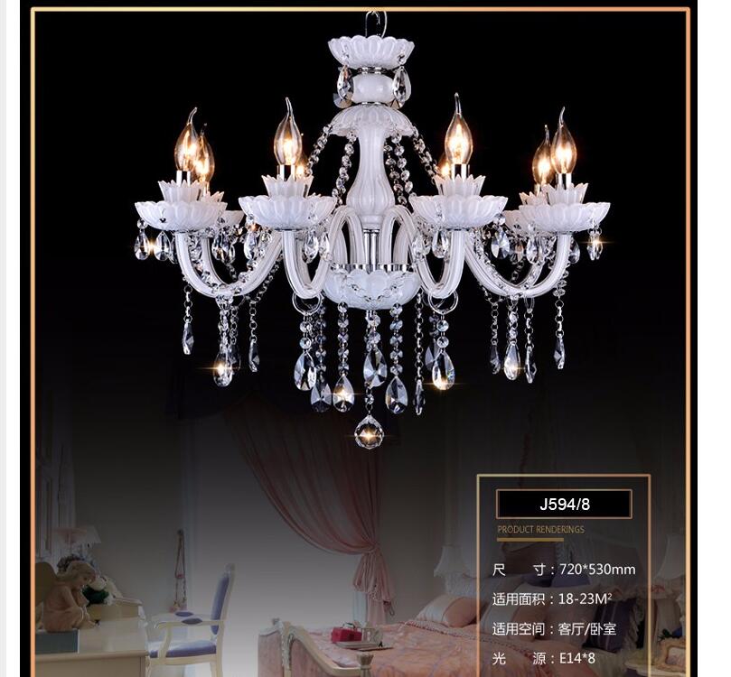 white k9 crystal chandelier lustre crystal chandeliers lustres de cristal chandelier led ac guaranteed