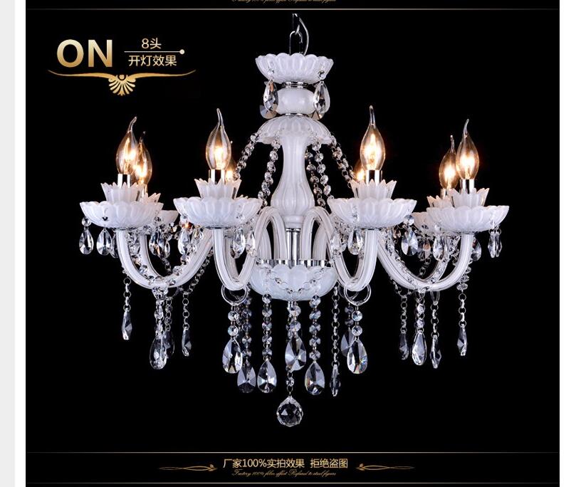 white k9 crystal chandelier lustre crystal chandeliers lustres de cristal chandelier led ac guaranteed