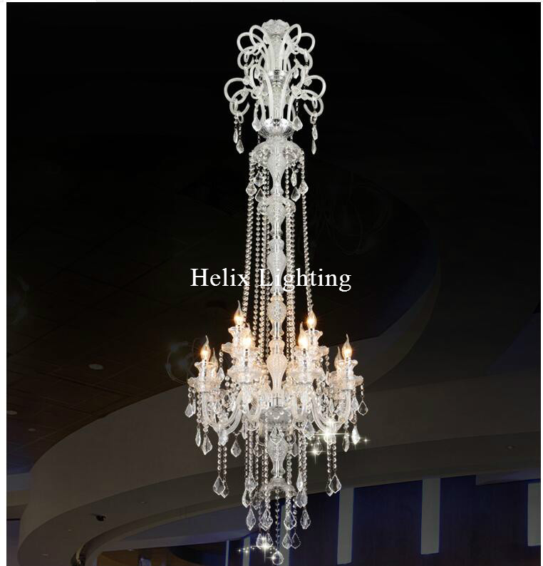 whole clear large crystal chandelier light crystal lighting ac k9 crystals for el villa lounge decoratiion