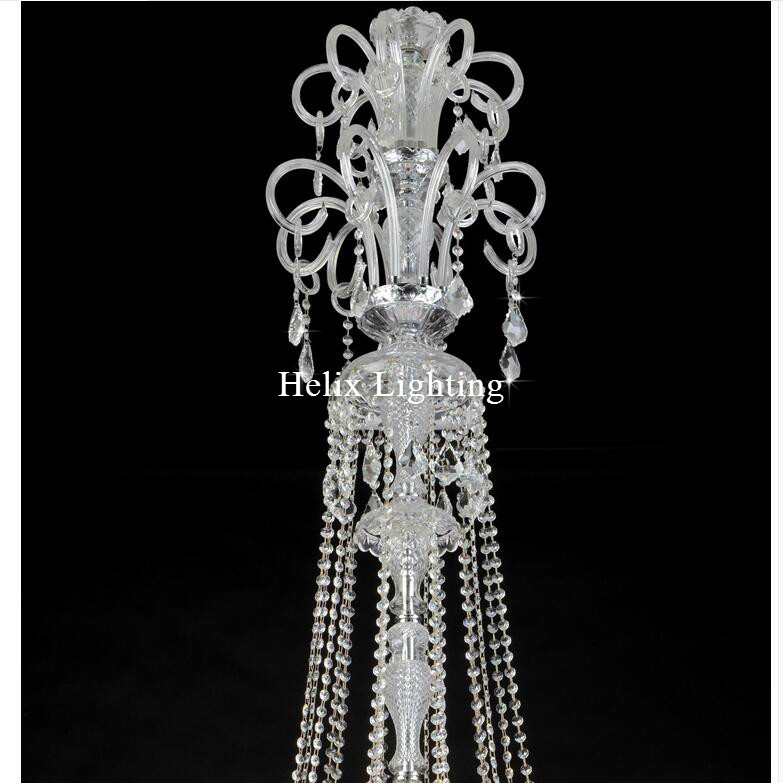 whole clear large crystal chandelier light crystal lighting ac k9 crystals for el villa lounge decoratiion