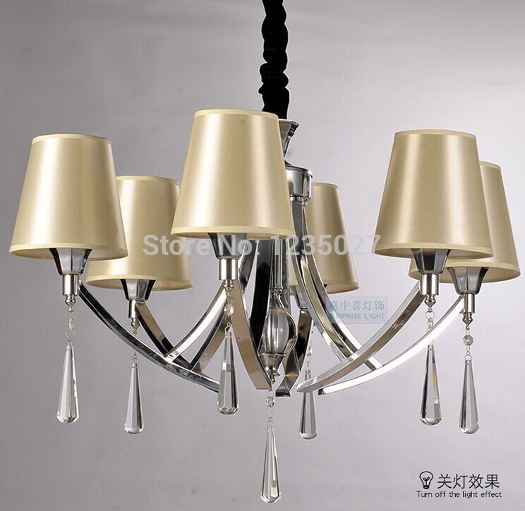 whole modern simple chandelier light fixture sy4284/6l d650mm h600mm design guaranteed +fast !