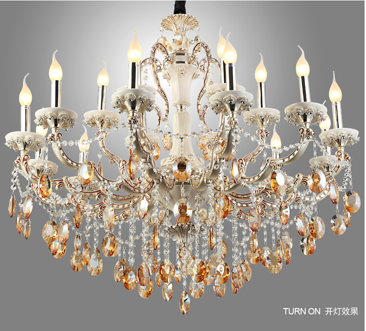 zinc alloy d1000mm large crystal chandelier 18 arms luxury crystal light chandelier crystal light modern large chandeliers